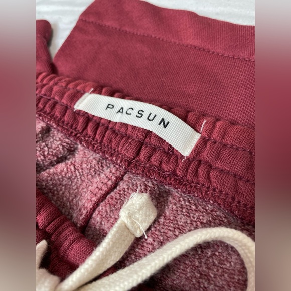 NWT Small Mens PacSun Red Volley Shorts w/ Pockets & Drawstring Waist - Picture 4 of 9